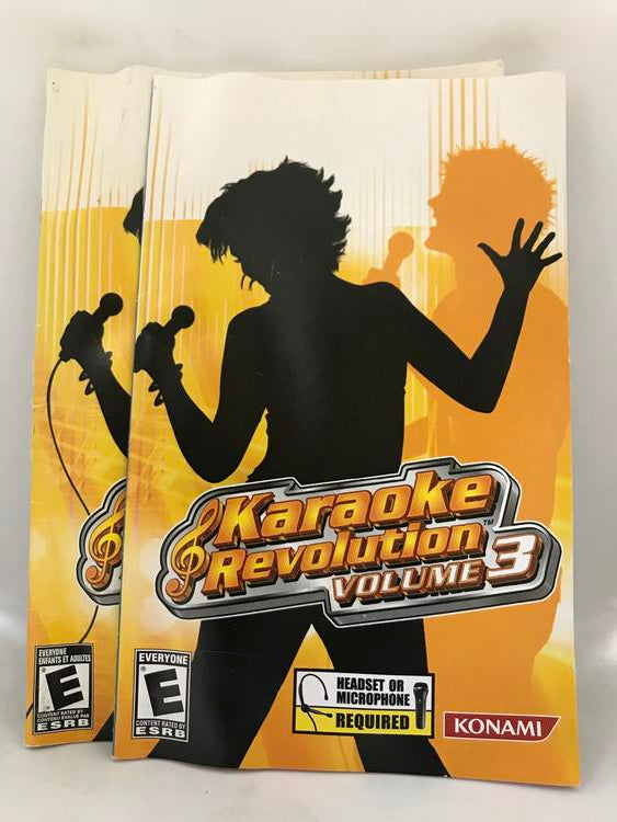 KARAOKE REVOLUTION VOLUME 3 (COMPLETE IN BOX)