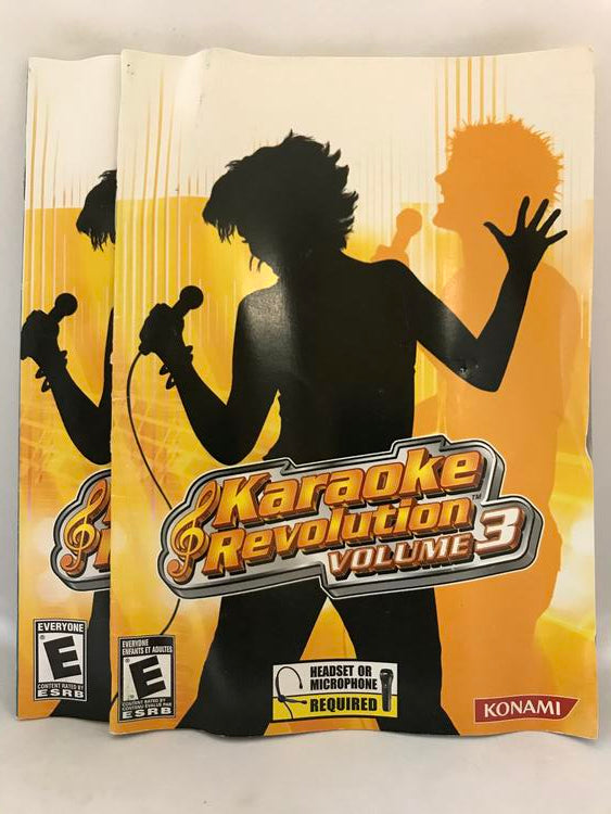 KARAOKE REVOLUTION VOLUME 3 (COMPLETE IN BOX)