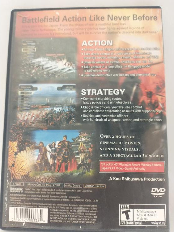 KESSEN 3 (COMPLETE IN BOX) (usagé)
