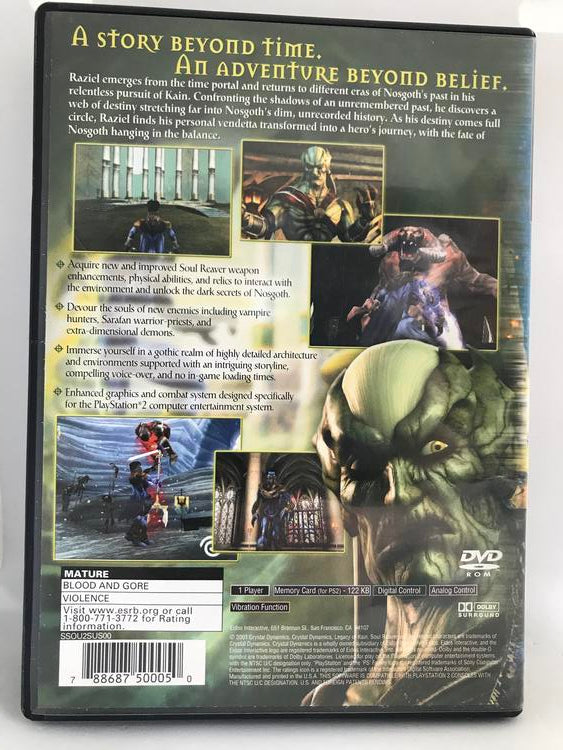 LEGACY OF KAIN SOUL REAVER 2 (COMPLETE IN BOX) (usagé)