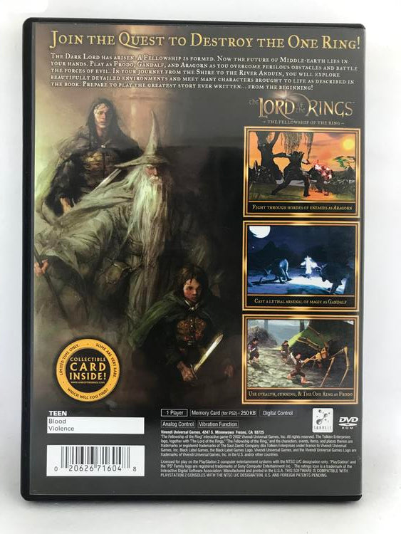 THE LORD OF THE RINGS THE FELLOWSHIP OF THE RING (COMPLETE IN BOX) (usagé)