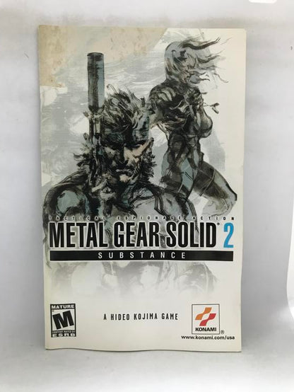 METAL GEAR SOLID 2 SUBSTANCE (COMPLETE IN BOX)