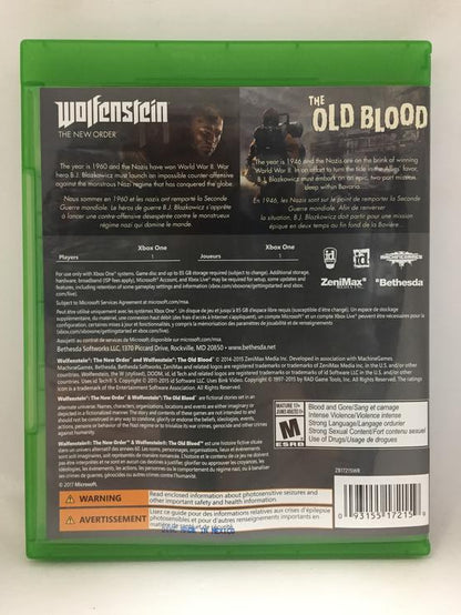 WOLFENSTEIN 2-PACK (usagé)