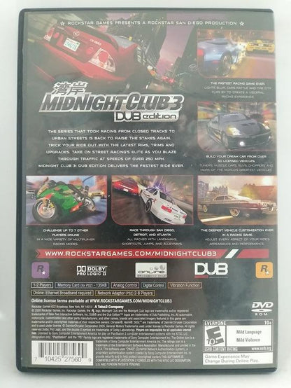 MIDNIGHT CLUB 3 DUB EDITION (WITH BOX)