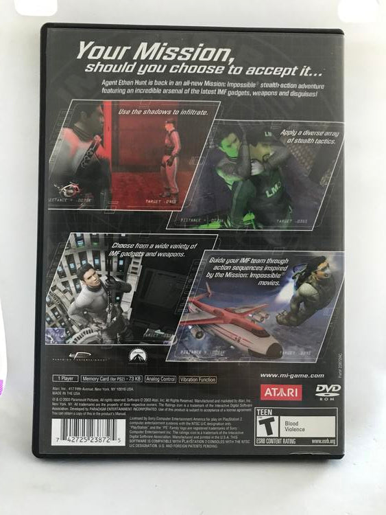 MISSION IMPOSSIBLE OPERATION SURMA (COMPLETE IN BOX) (usagé)