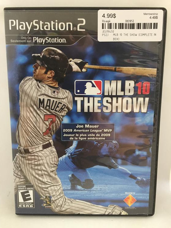 MLB 10 THE SHOW (COMPLETE IN BOX)