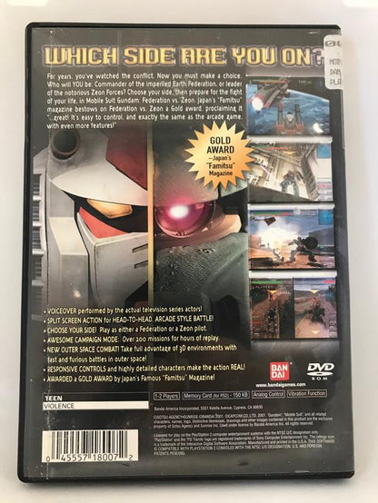 MOBILE SUIT GUNDAM FEDERATION VS. ZEON (COMPLETE IN BOX) (usagé)