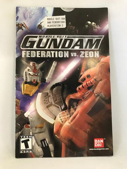 MOBILE SUIT GUNDAM FEDERATION VS. ZEON (COMPLETE IN BOX) (usagé)