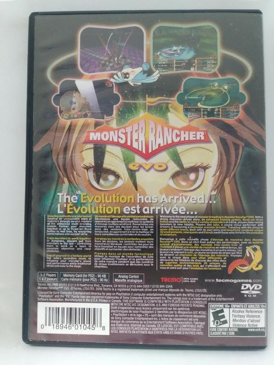 MONSTER RANCHER EVO (NON-ORIGINAL PRINT) (usagé)
