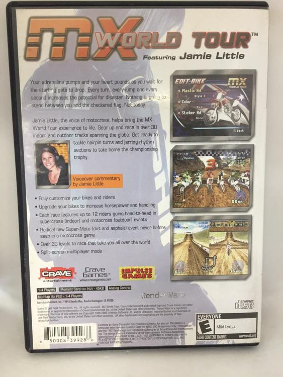 MX WORLD TOUR FEATURING JAMIE LITTLE (COMPLETE IN BOX) (usagé)