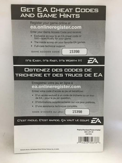 NBA LIVE 08 (COMPLETE IN BOX)