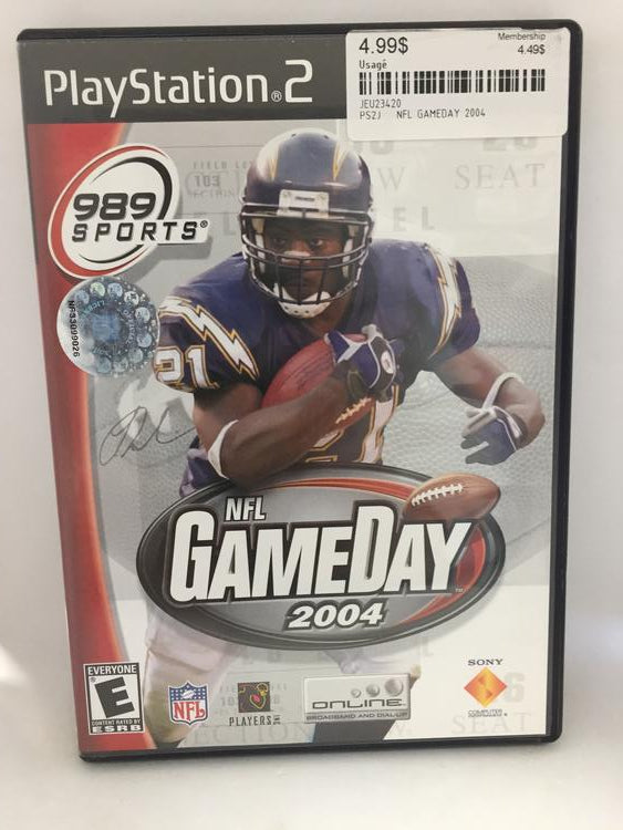 NFL GAMEDAY 2004 (WITH BOX)