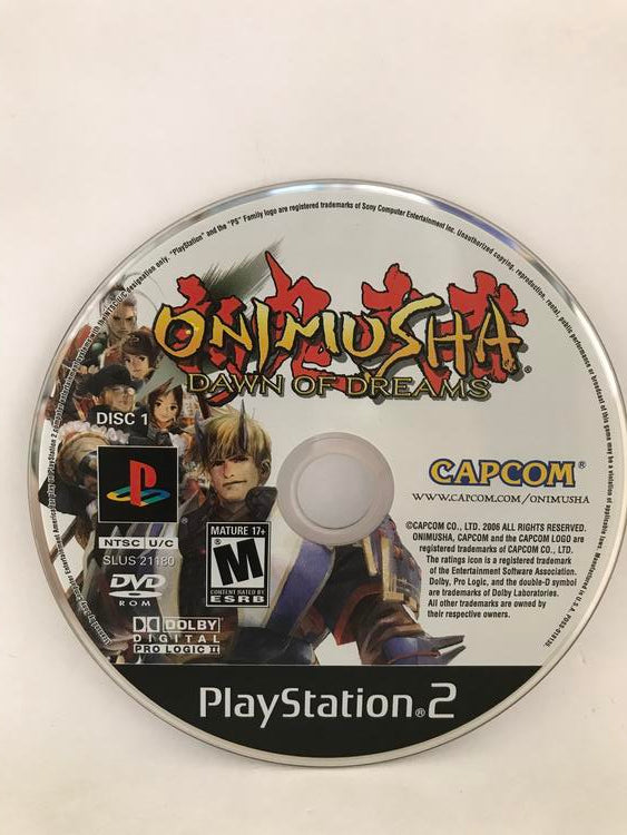 ONIMUSHA DAWN OF DREAMS (COMPLETE IN BOX)