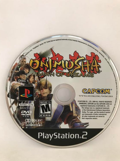 ONIMUSHA DAWN OF DREAMS (COMPLETE IN BOX) (usagé)