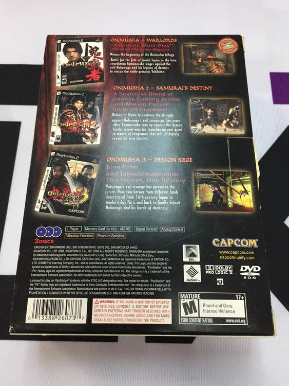 ONIMUSHA ESSENTIALS (COMPLETE IN BOX)