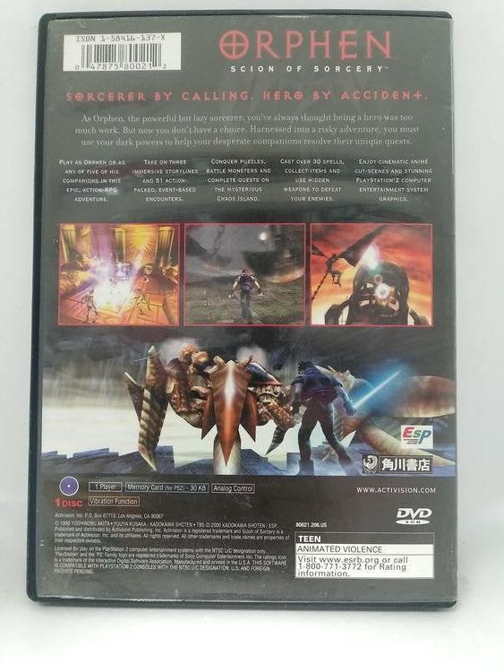 ORPHEN SCION OF SORCERY (COMPLETE IN BOX) (usagé)
