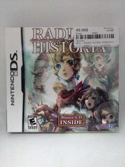 RADIANT HISTORIA SOUNDTRACK BUNDLE (COMPLETE IN BOX)