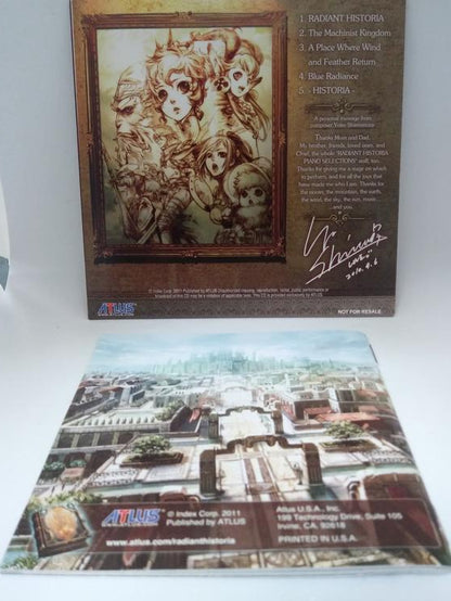 RADIANT HISTORIA SOUNDTRACK BUNDLE (COMPLETE IN BOX)