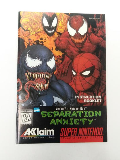 SPIDER-MAN VENOM SEPARATION ANXIETY (COMPLETE IN BOX)