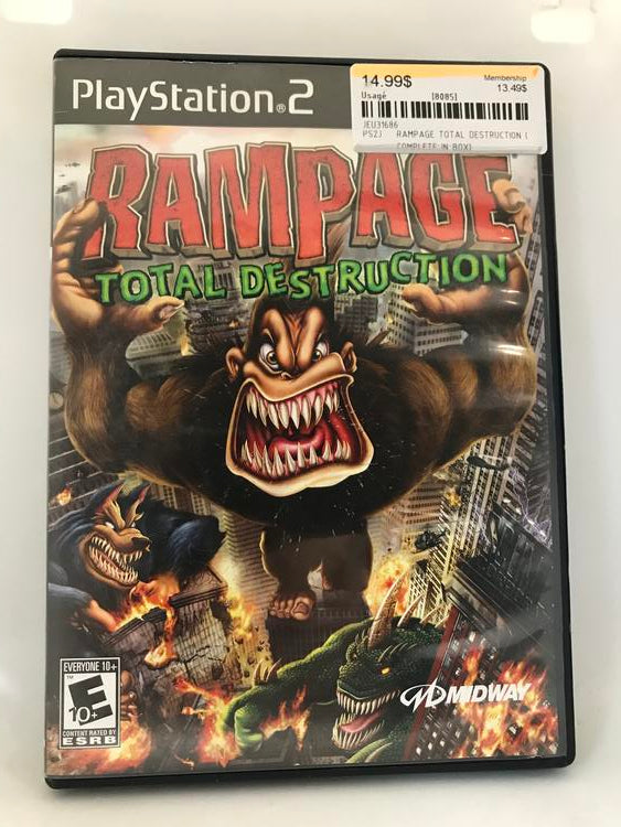 RAMPAGE TOTAL DESTRUCTION (COMPLETE IN BOX) (usagé)