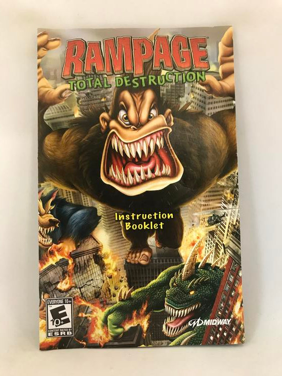 RAMPAGE TOTAL DESTRUCTION (COMPLETE IN BOX)