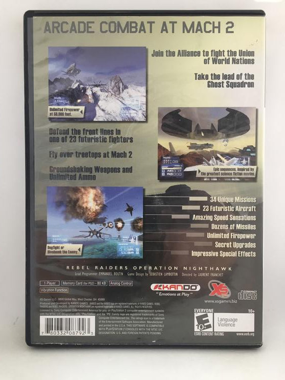 REBEL RAIDERS OPERATION NIGHTHAWK (COMPLETE IN BOX) (usagé)