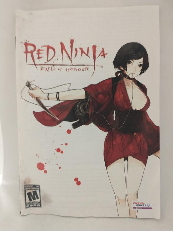 RED NINJA END OF HONOR (WITH BOX) (usagé)
