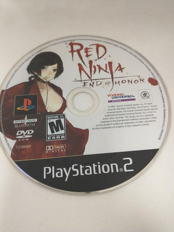 RED NINJA END OF HONOR (WITH BOX) (usagé)