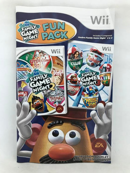 HASBRO FAMILY GAME NIGHT FUN PACK (COMPLETE IN BOX)