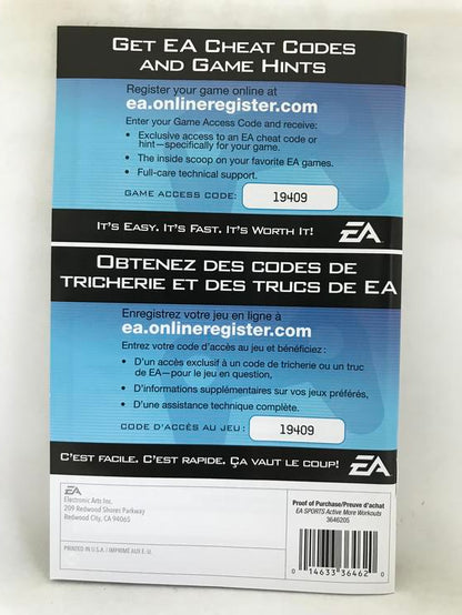 EA SPORTS ACTIVE MORE WORKOUTS (COMPLETE IN BOX)