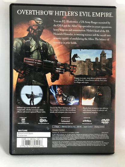RETURN TO CASTLE WOLFENSTEIN (COMPLETE IN BOX) (usagé)