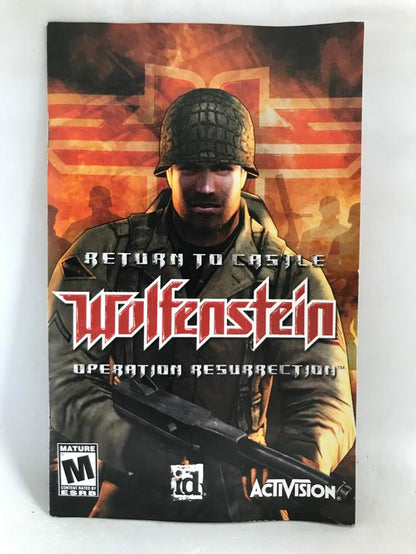 RETURN TO CASTLE WOLFENSTEIN (COMPLETE IN BOX) (usagé)