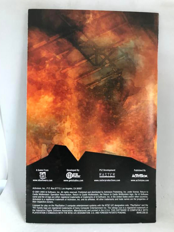 RETURN TO CASTLE WOLFENSTEIN (COMPLETE IN BOX) (usagé)