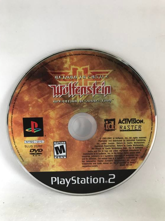 RETURN TO CASTLE WOLFENSTEIN (COMPLETE IN BOX) (usagé)