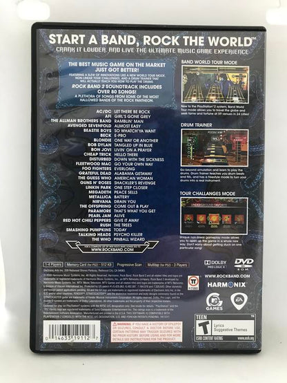 ROCK BAND 2 GAME ONLY (COMPLETE IN BOX) (usagé)
