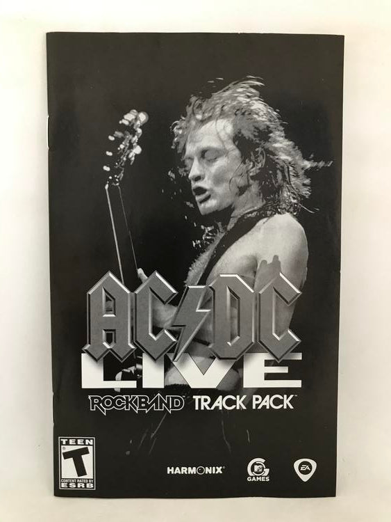 ROCK BAND AC/DC LIVE TRACK PACK (COMPLETE IN BOX)