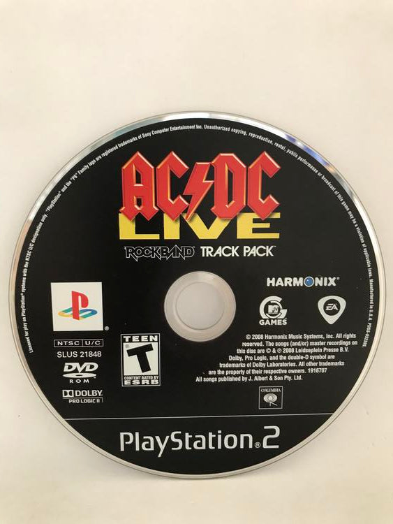ROCK BAND AC/DC LIVE TRACK PACK (COMPLETE IN BOX)