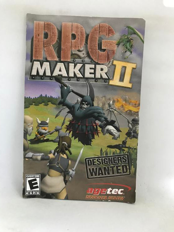 RPG MAKER II (COMPLETE IN BOX) (usagé)