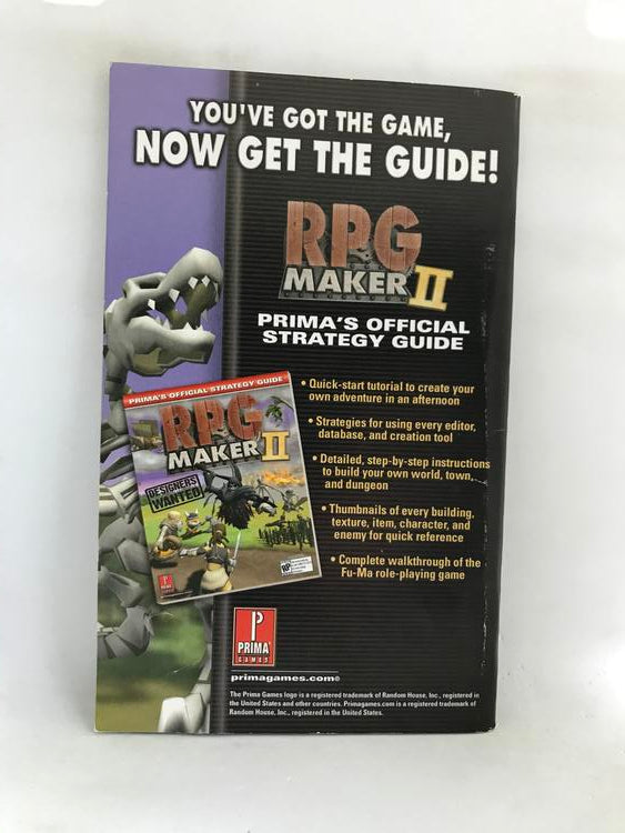 RPG MAKER II (COMPLETE IN BOX) (usagé)