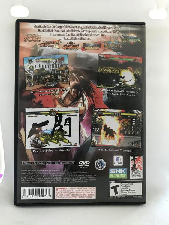 SAMURAI SHODOWN ANTHOLOGY (COMPLETE IN BOX) (usagé)