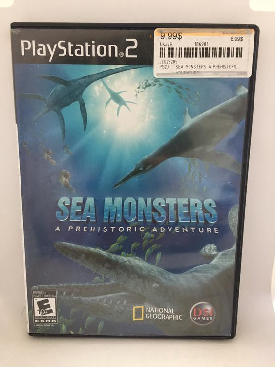 SEA MONSTERS A PREHISTORIC ADVENTURE (WITH BOX) (usagé)