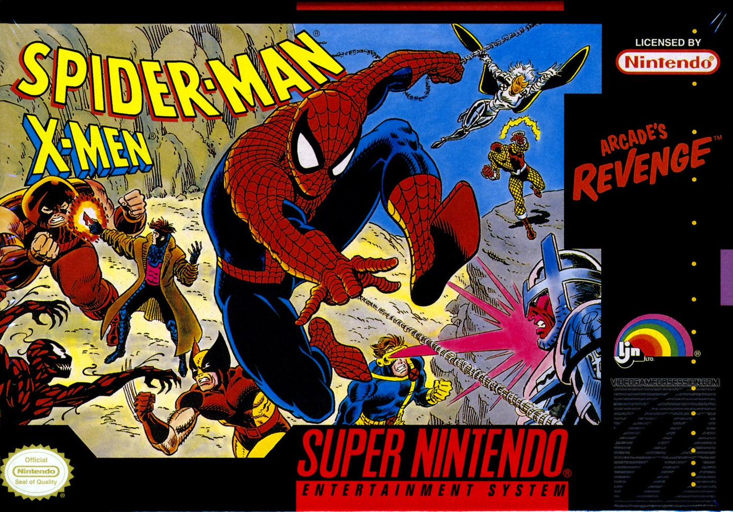 SPIDER-MAN X-MEN ARCADE'S REVENGE