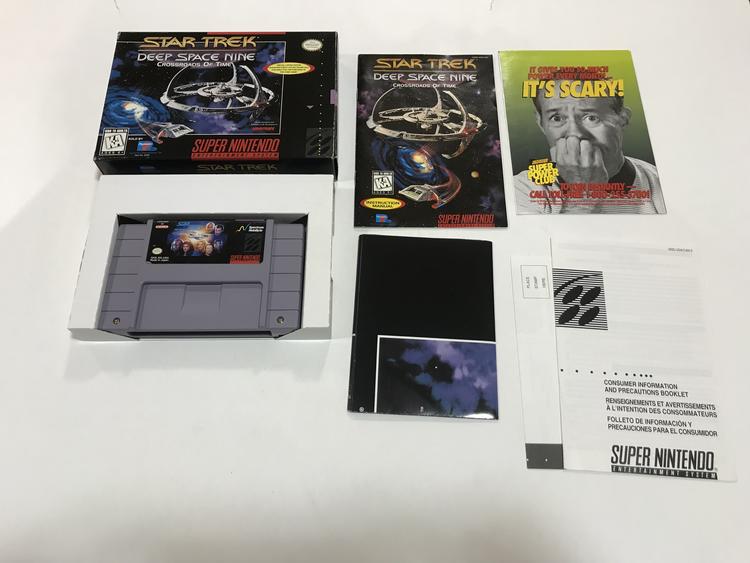 STAR TREK DEEP SPACE NINE CROSSROADS OF TIME (COMPLETE IN BOX)