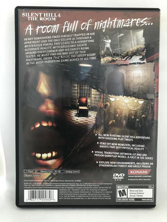 SILENT HILL 4 THE ROOM (COMPLETE IN BOX)
