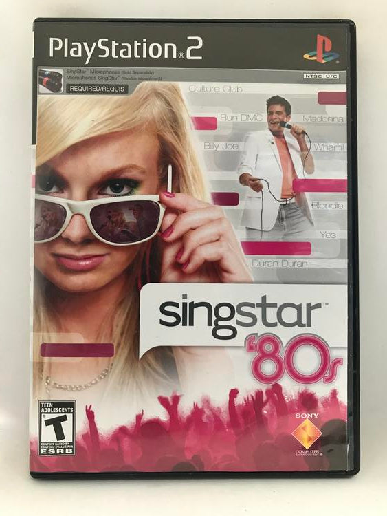 SINGSTAR 80'S GAME ONLY (COMPLETE IN BOX)