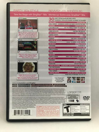 SINGSTAR 80'S GAME ONLY (COMPLETE IN BOX)