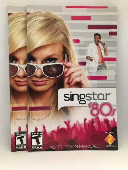 SINGSTAR 80'S GAME ONLY (COMPLETE IN BOX)