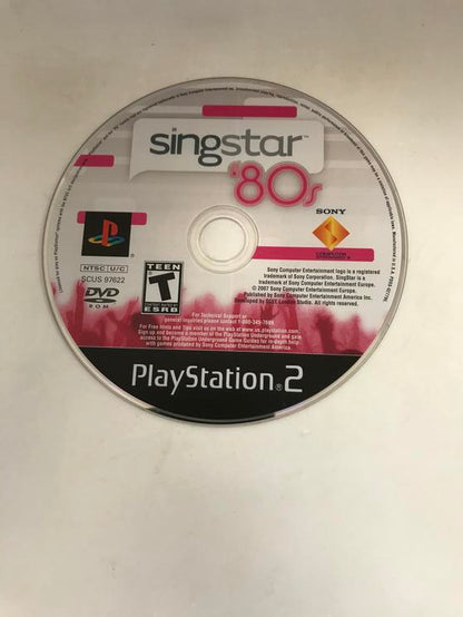 SINGSTAR 80'S GAME ONLY (COMPLETE IN BOX)