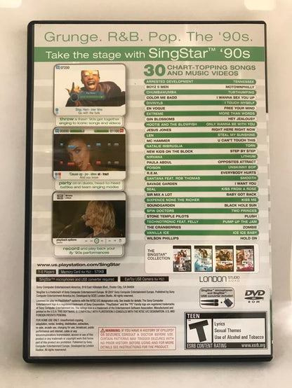 SINGSTAR 90'S GAME ONLY (COMPLETE IN BOX) (usagé)