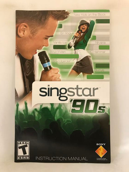 SINGSTAR 90'S GAME ONLY (COMPLETE IN BOX) (usagé)
